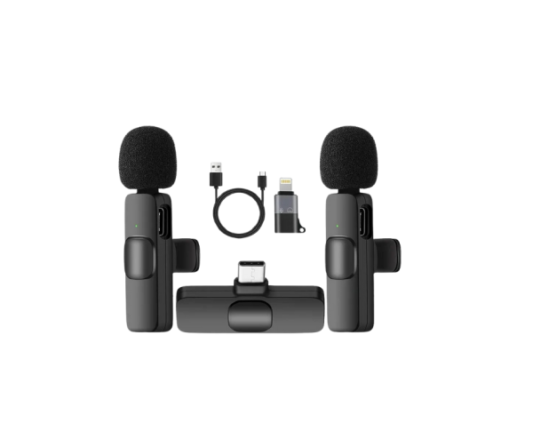 MICRÓFONO INALÁMBRICO RECARGABLE USB C