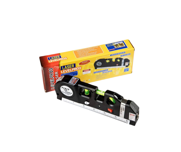 NIVEL LÁSER PRO 3 BURBUJAS, METRO, REGLA