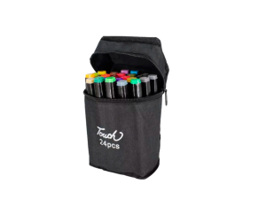 SET DE MARCADORES DOBLE PUNTA 24 COLORES