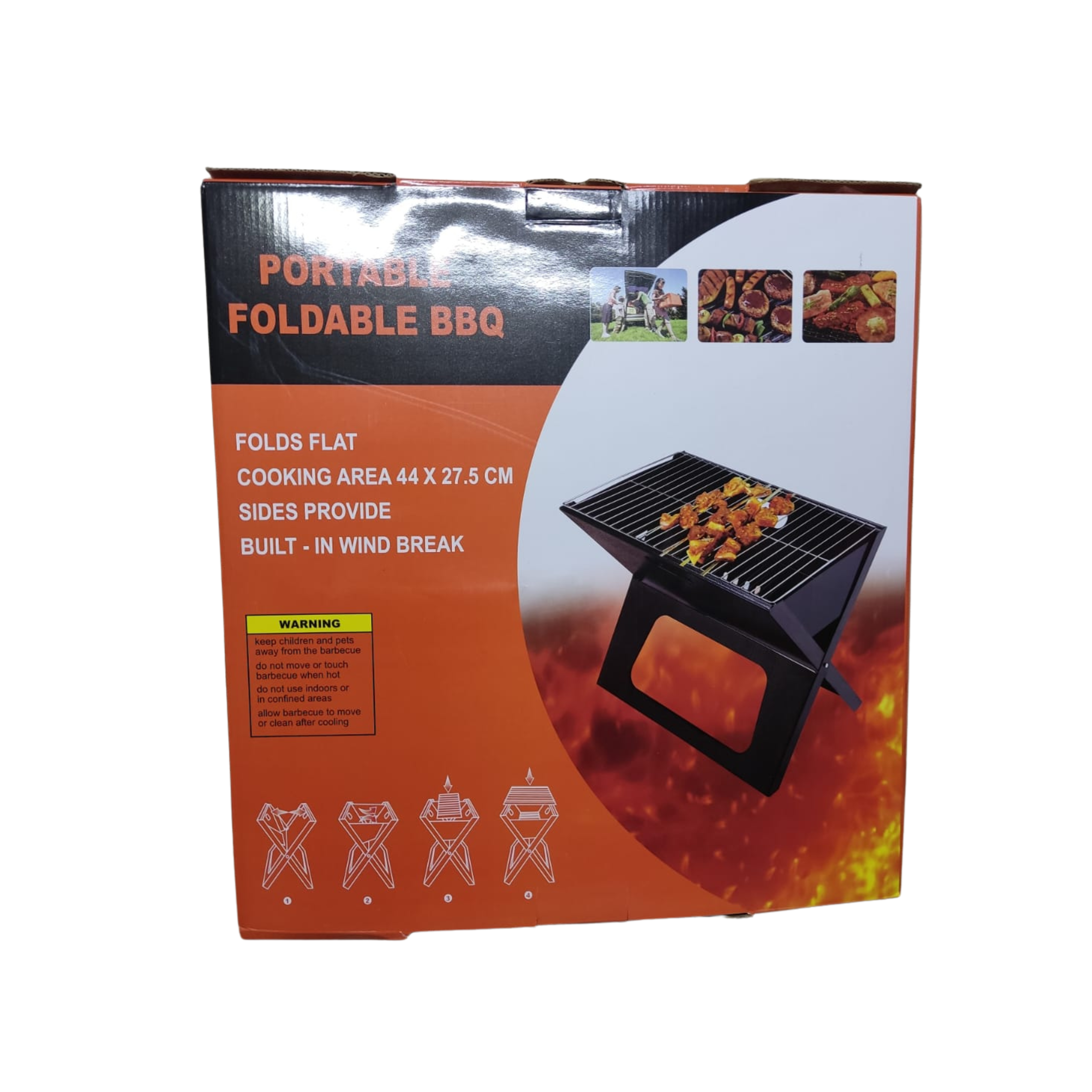 PARRILLA PORTÁTIL PLEGABLE BBQ