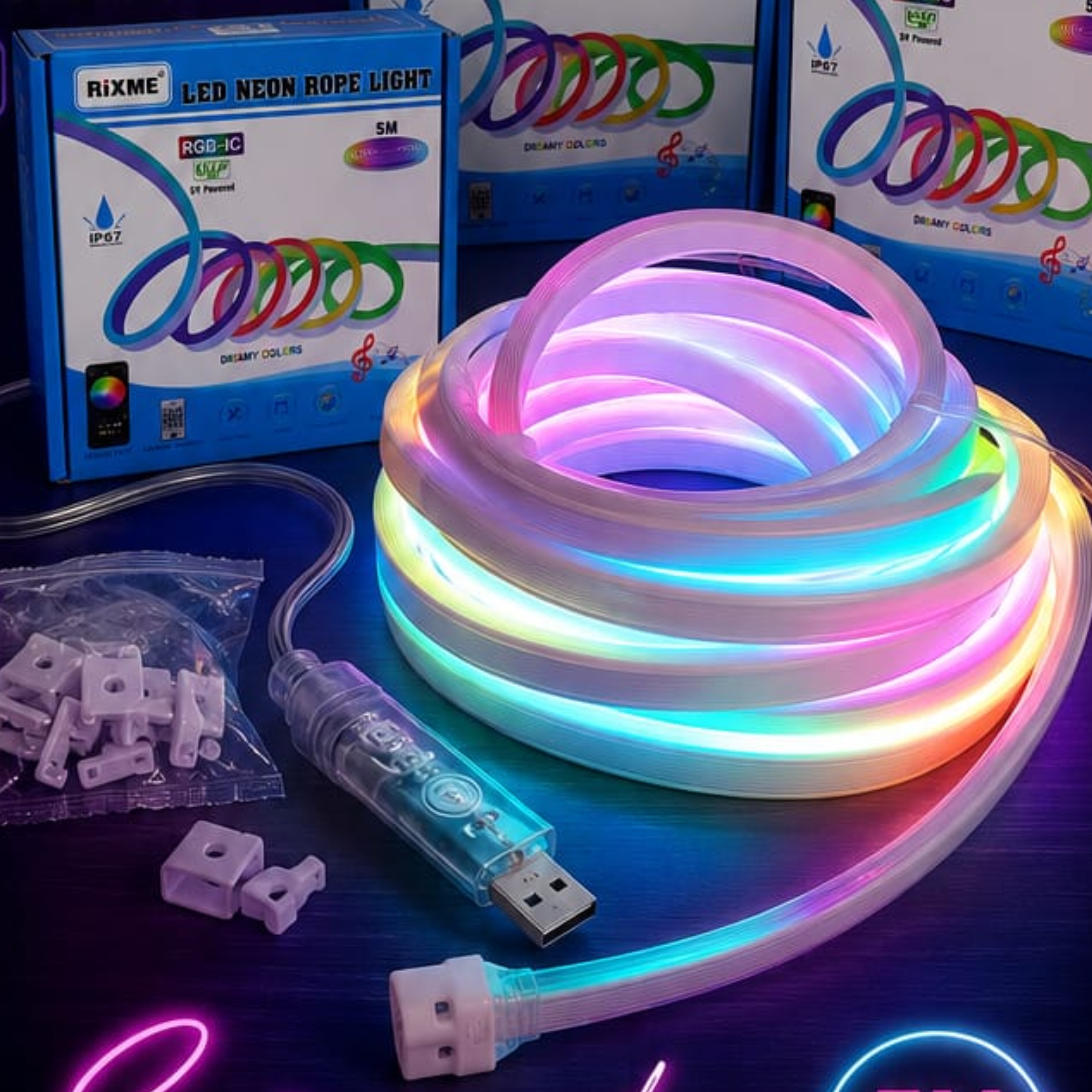 Diseño sin título (68) Luces LED Neón Flexibles RGB 5 Metros