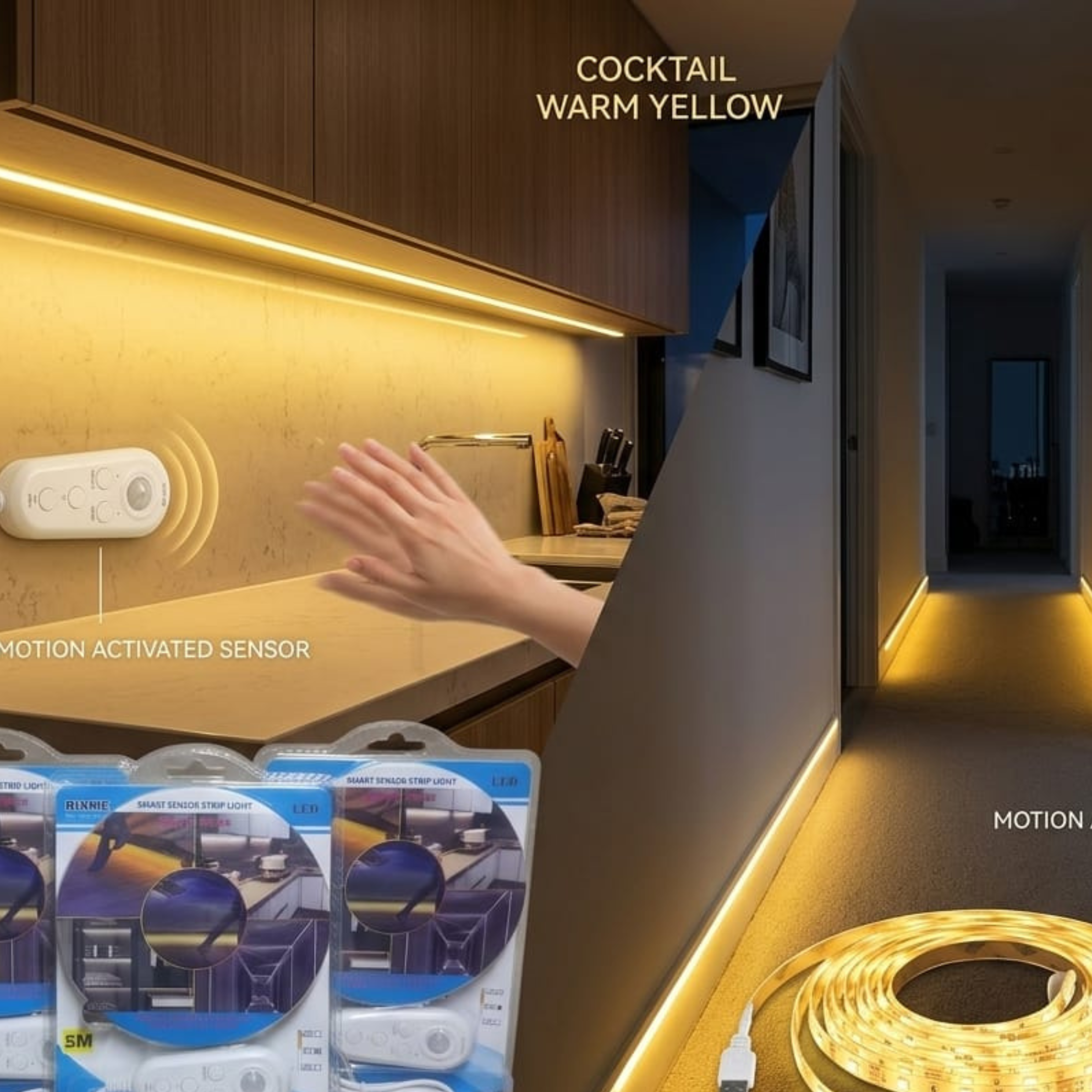 Tira LED con Sensor de Movimiento